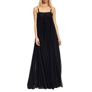 Vestido largo plisado de Dolce & Gabbana