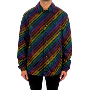 Chaqueta de nailon con cadena arcoíris de Givenchy