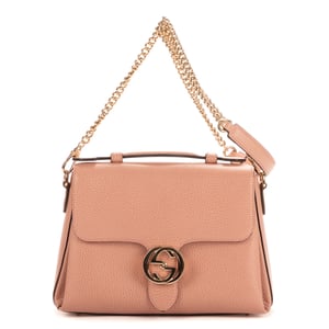 Gucci Interlocking G  en Rosa Piel de becerro