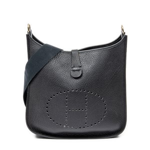 Hermès Evelyne I GM en Negro Piel de becerro