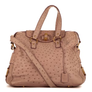 Yves Saint Laurent Sac Rive Gauch  en Rosa Piel de becerro