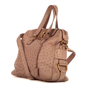 Yves Saint Laurent Sac Rive Gauch  en Rosa Piel de becerro