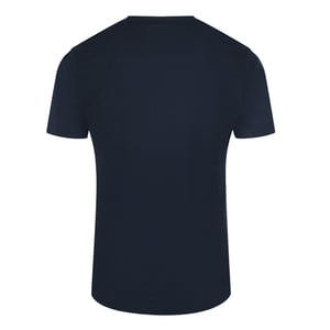Camiseta Azul Marino Con El Logotipo Universitario De Cavalli Class