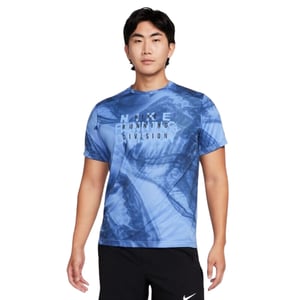 Camiseta De Running Nike Azul Ombré