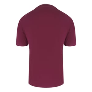 Camiseta Aquascutum Active Con Bolsillo Pequeño Color Burdeos