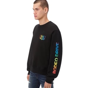 Suéter Negro De Cuello Redondo Amiri Xo Beverly Hills