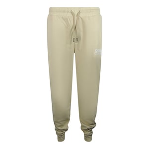 Pantalones Deportivos Beige Con El Logotipo Llamativo De Cavalli Class