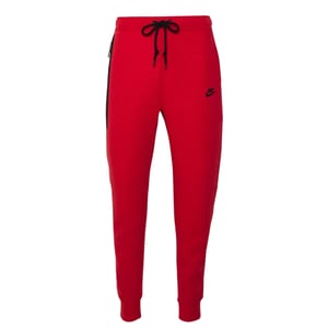 Pantalones Deportivos Nike Negros Con Cremallera Y Cinta Roja