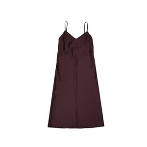 Vestido midi lencero de satén Acacia de Blanca Vita