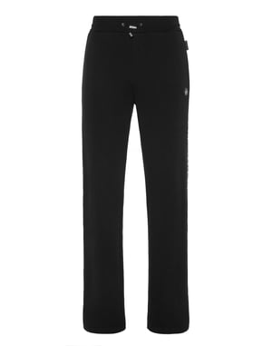 Fleece Tracksuit Pants Plein Tape