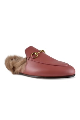 Gucci Mules Princetown Rosa