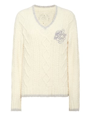 Loose Fit V-Neck Sweater