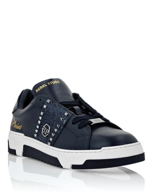 Low Top Sneakers Mix Strass Cocco