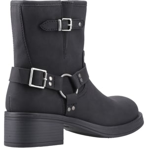 Botines de tacón negros de mujer de cuero sintético Rocket Dog Nino