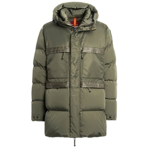 Chaqueta Larga Con Capucha De Plumón Parajumpers Venture Thyme Green
