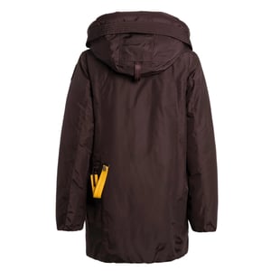 Chaqueta Larga De Plumón Maud Obsidian Marrón Oscuro De Parajumpers