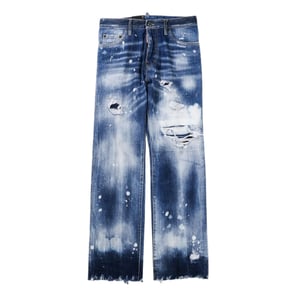 Pantalones Vaqueros Desgastados Azules Roadie Jean De Dsquared2