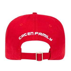 Gorra Roja Familiar Con El Logotipo Blanco De Dsquared2