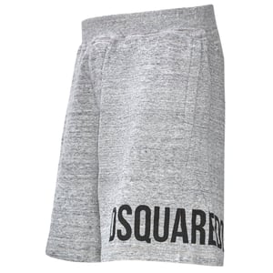 Pantalones Cortos Grises Claros De Corte Relajado De Dsquared2