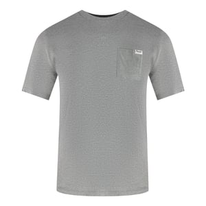 Camiseta Aquascutum Active Con Bolsillo Pequeño En Gris Claro
