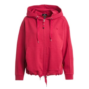 Sudadera Con Capucha Extragrande Con Cremallera En Rojo Cereza De Parajumpers May