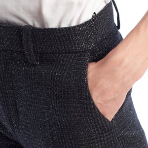 Pantalón Recto Lurex WKCE0104F para Mujer