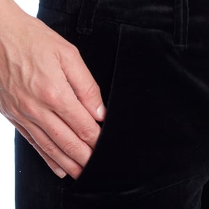 Pantalón de Terciopelo Cropped SJCA0101F para Mujer
