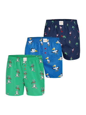 Boxer Americano FUN Motives 3-Pack