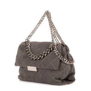 Stella McCartney Beckett Flap  en Gris Piel de becerro