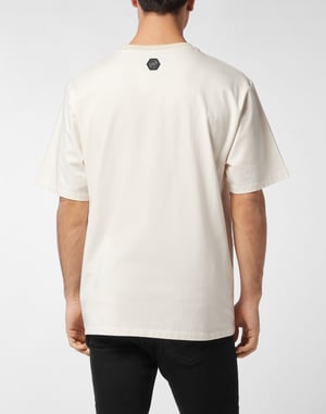 Crystal Round Neck T-Shirt Teddy Bear