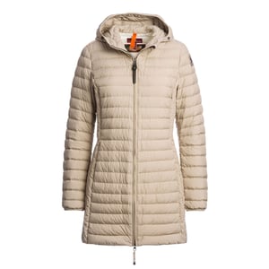 Chaqueta Larga Beige Besada Por El Sol De Parajumpers