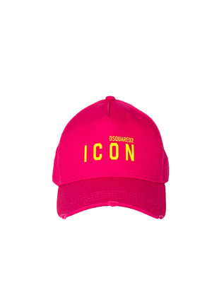 Dsquared2 Gorra de beisbol del hombre rosado