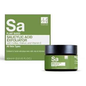 Exfoliante de Ácido Salicílico de Dr Botanicals con Café, Nuez y Vitamina E 60ml