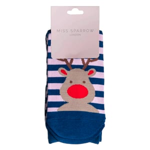 1 Paquete de Calcetines de Bambú Festivos de Navidad para Damas