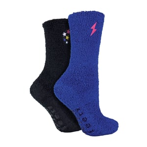 Paquete de 2 Calcetines de Lounge Acogedores para Damas para Dormir