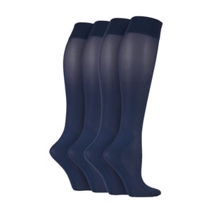 Calcetines de Compresión Graduada de 40 Denier para Unisex - Calcetines Energizantes (4 Pares)