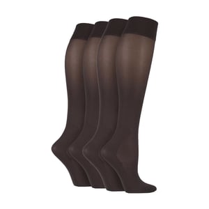 Calcetines de Compresión Graduada para Unisex de 40 Denier – Calcetines Energizantes (4 PARES)
