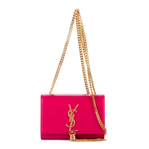 Yves Saint Laurent Kate Tassel Mini en Rosa Piel de becerro