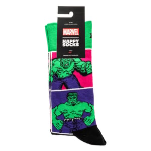 Calcetines de novedad Marvel The Hulk para hombres | Idea de regalo
