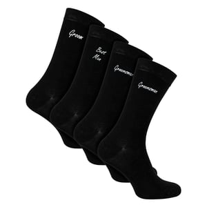 4 Pares de Calcetines de Boda para Hombres para Padrinos, Novios y Mejores Hombres