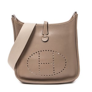 Hermès Evelyne I PM en Etoupe Piel de becerro