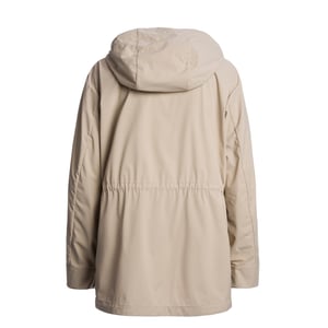 Chaqueta Larga Con Capucha Color Crema De Parajumpers