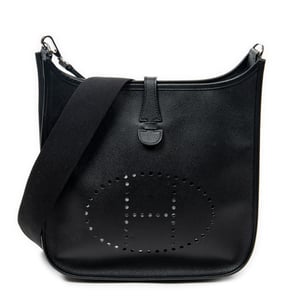Hermès Evelyne II PM en Negro Piel de becerro