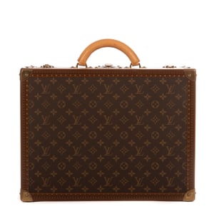 Louis Vuitton Trunk  en Marrón Lona recubierta