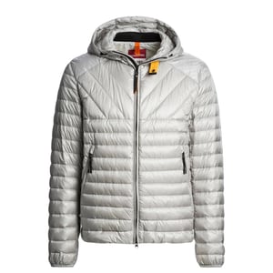Chaqueta Con Capucha Plateada Miroku De Parajumpers