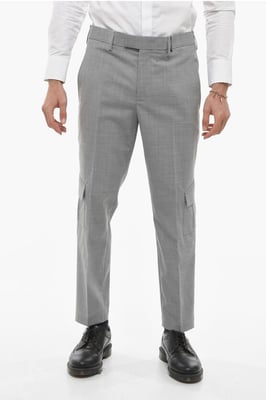 Pantalones cargo NATE de corte ajustado en gris