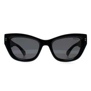Polaroid Cat Eye Womens Negro Gris Polarizado PLD 6237/S/X