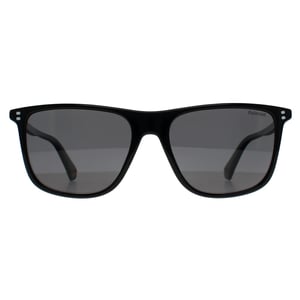 Polaroid Rectangle Mens Black Grey Polarized PLD 6232/S