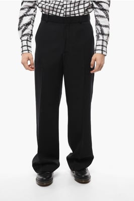 Pantalones holgados de corte relajado en negro
