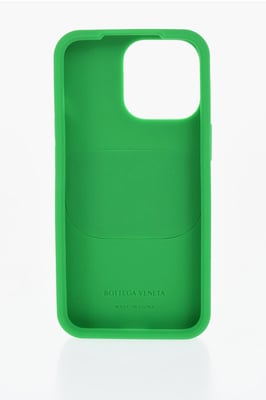Funda trenzada para iPhone 13 Pro con soporte para Airpods en verde